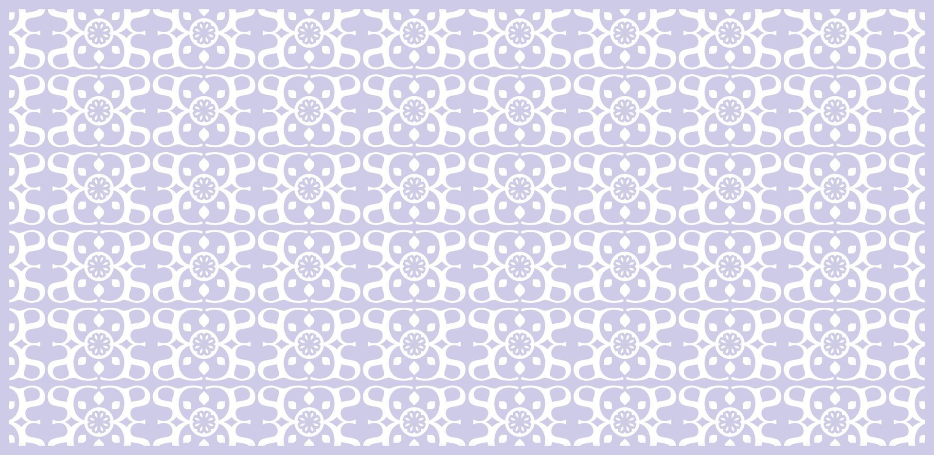 white mandala seamless pattern template vector