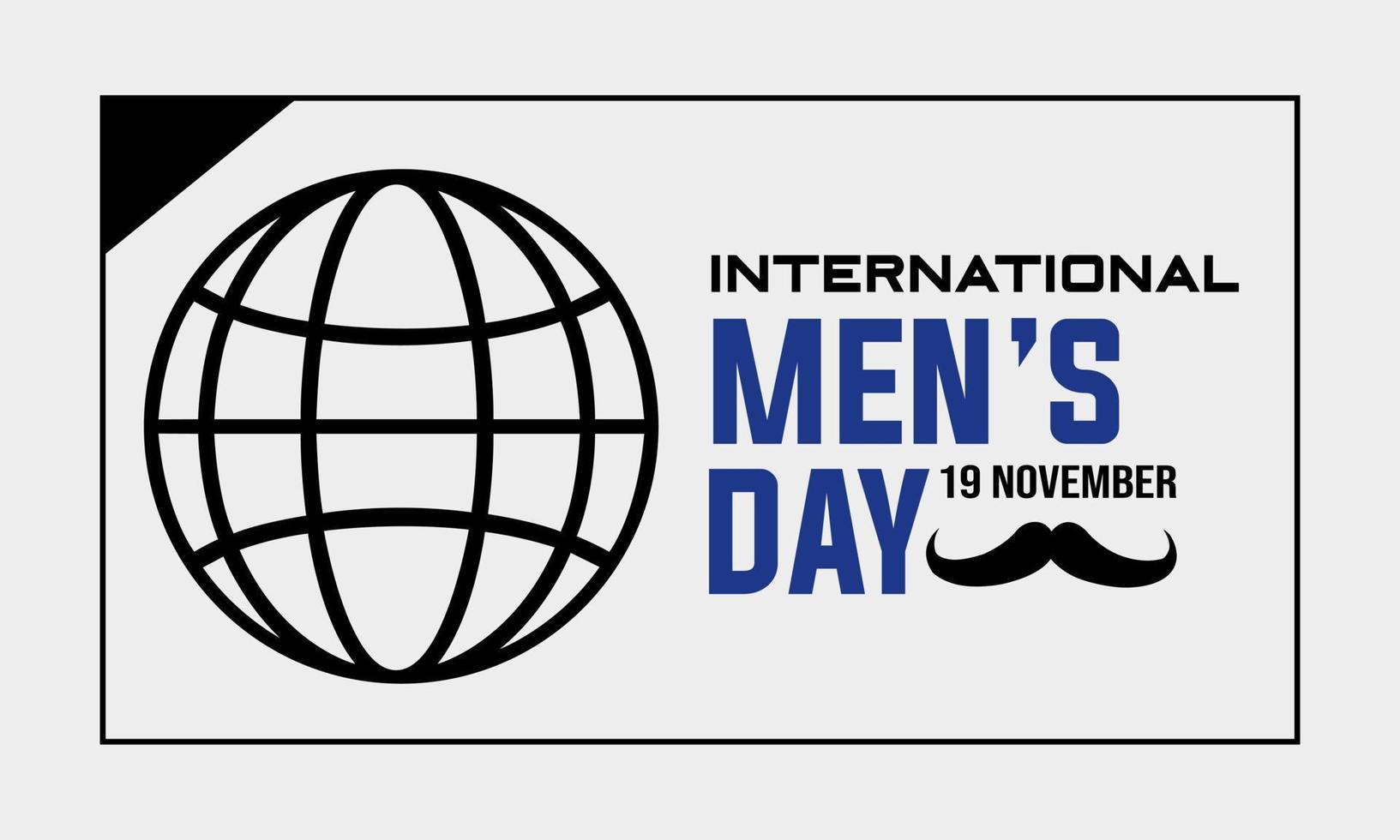 International Men's Day vector