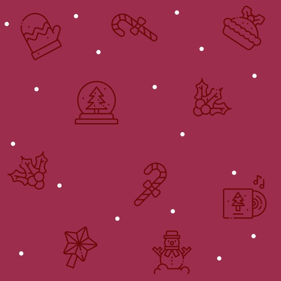 Christmas Pattern Background vector