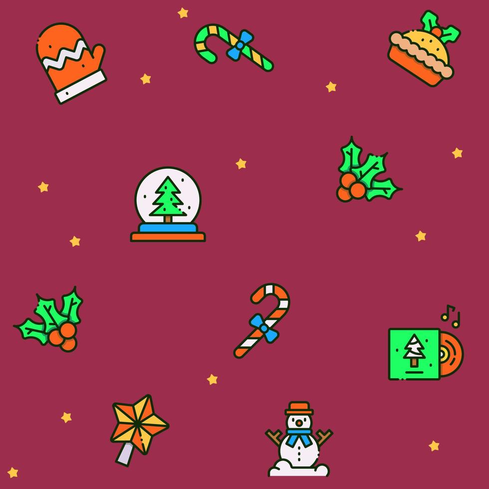 Christmas Pattern Background vector