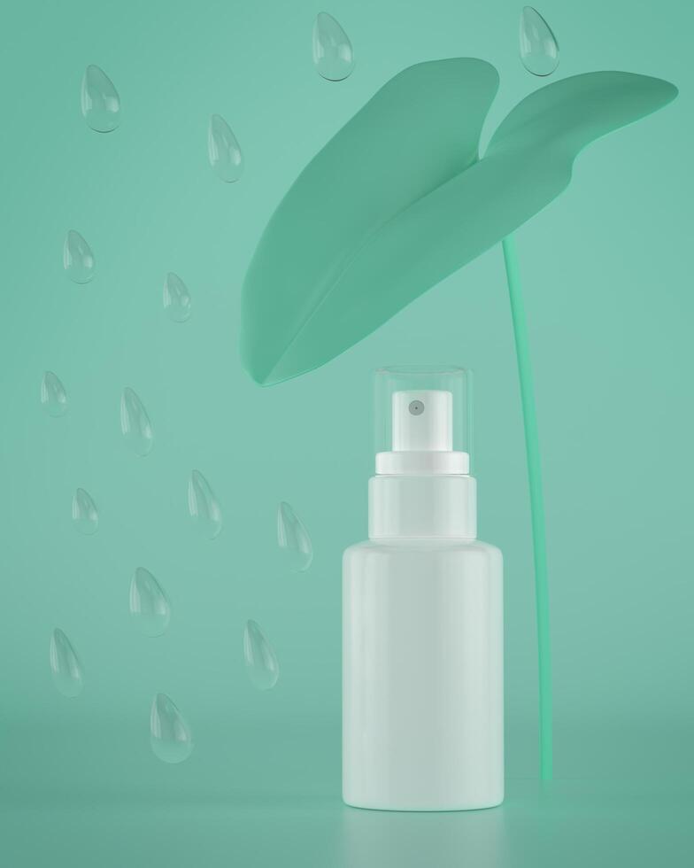A spray tube for medicine or cosmetics. photo