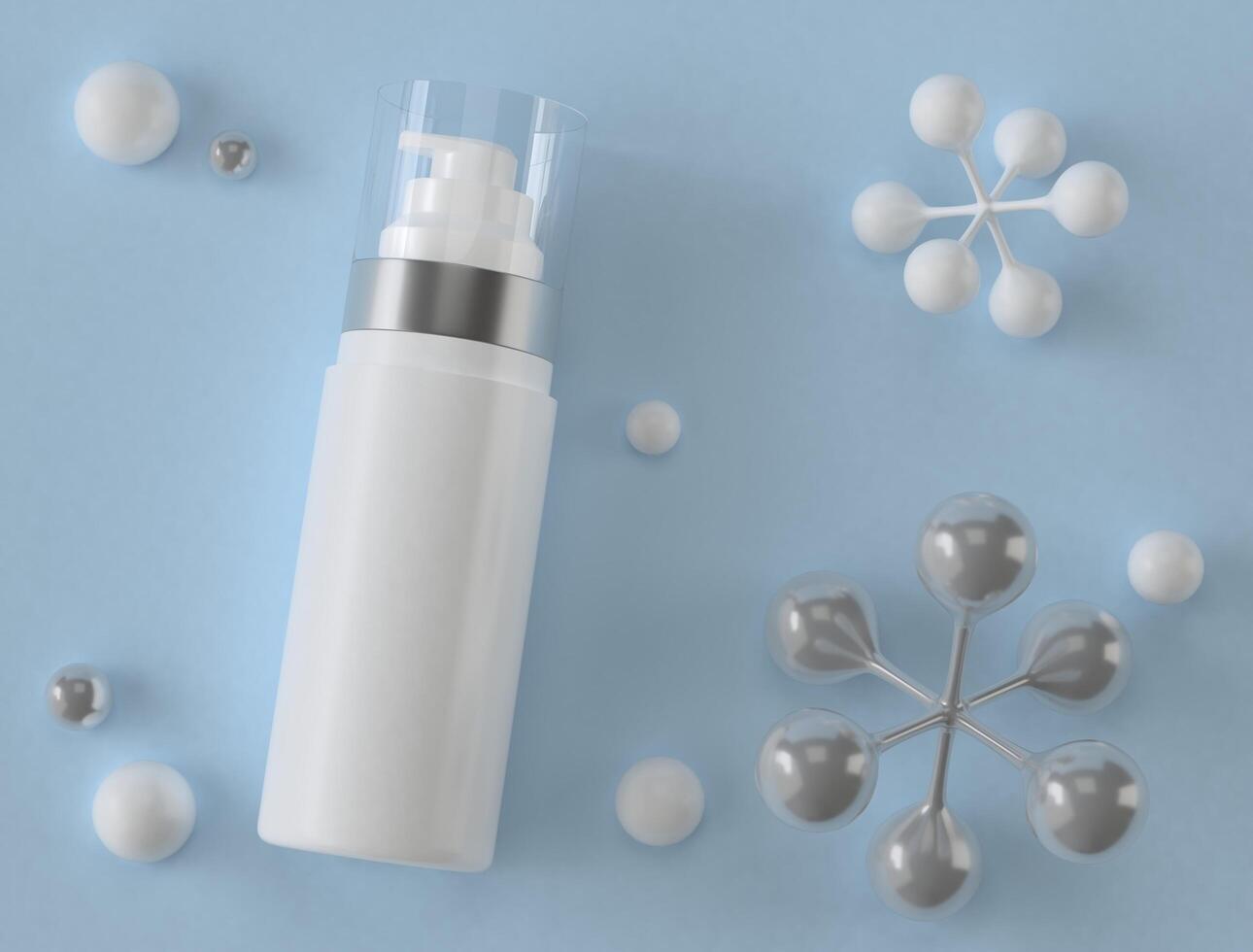 A spray tube for medicine or cosmetics. photo
