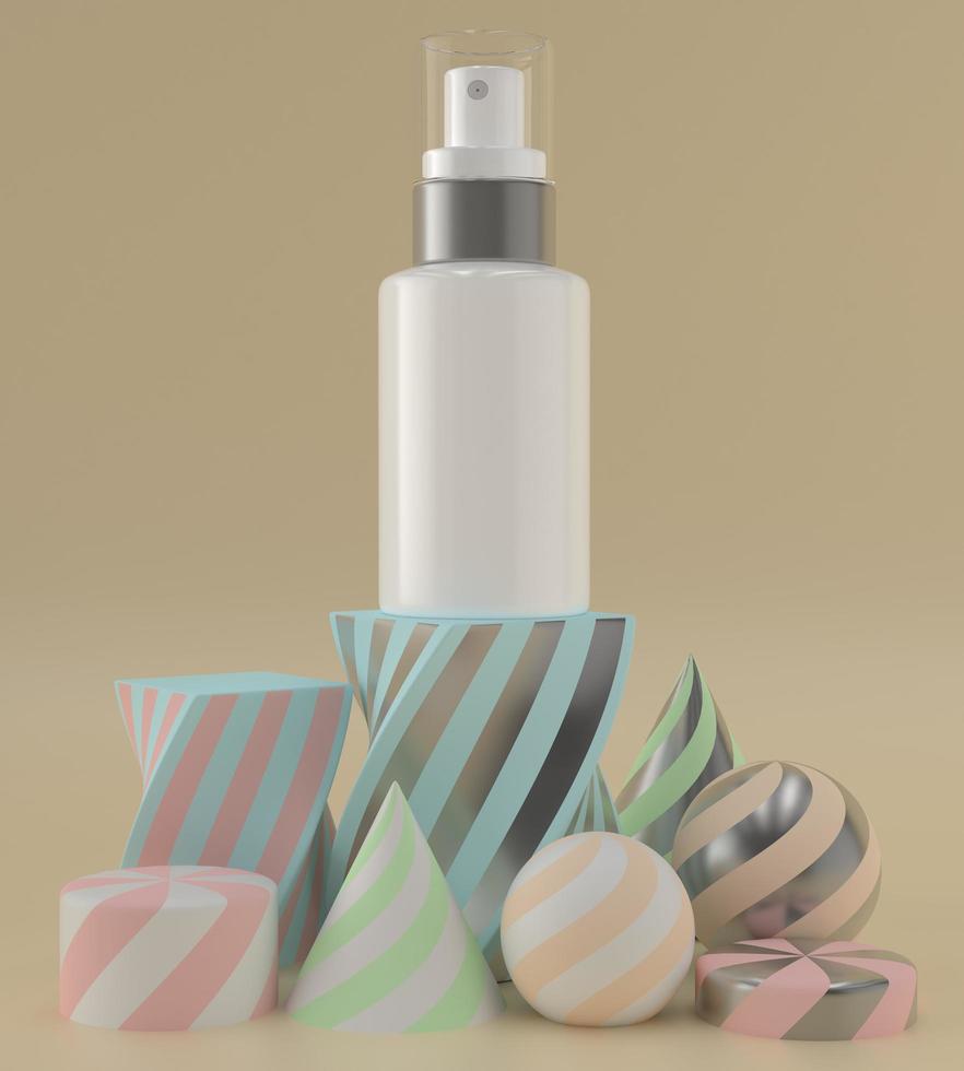 un tubo de spray para medicamentos o cosméticos. foto