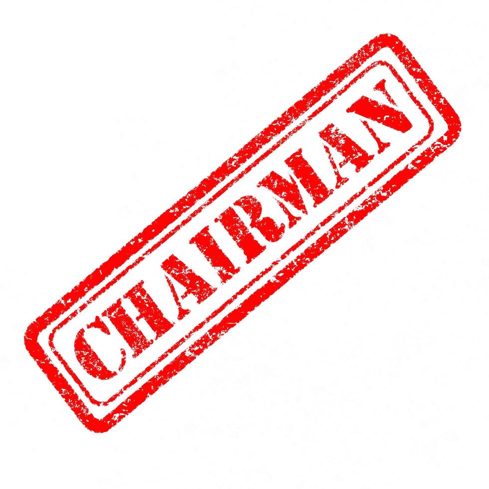 Chairman Rubber Stamp photo