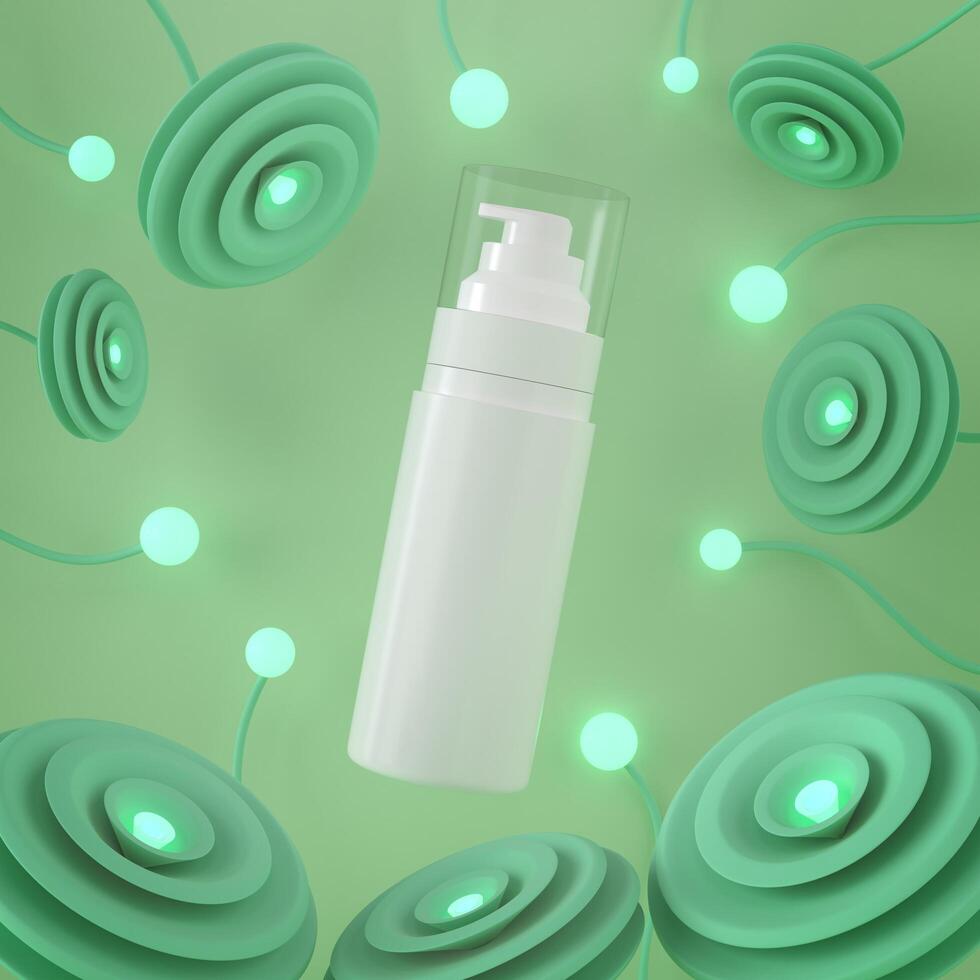 A spray tube for medicine or cosmetics. photo