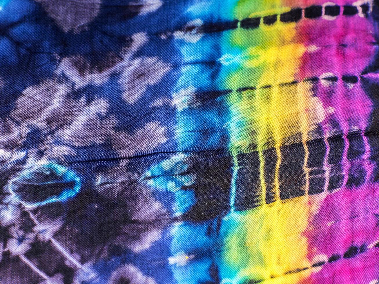 Texture of Tie dye for background photo