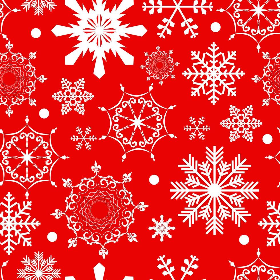 Abstract Beauty Christmas and New Year Seamless Pattern Backgrou vector