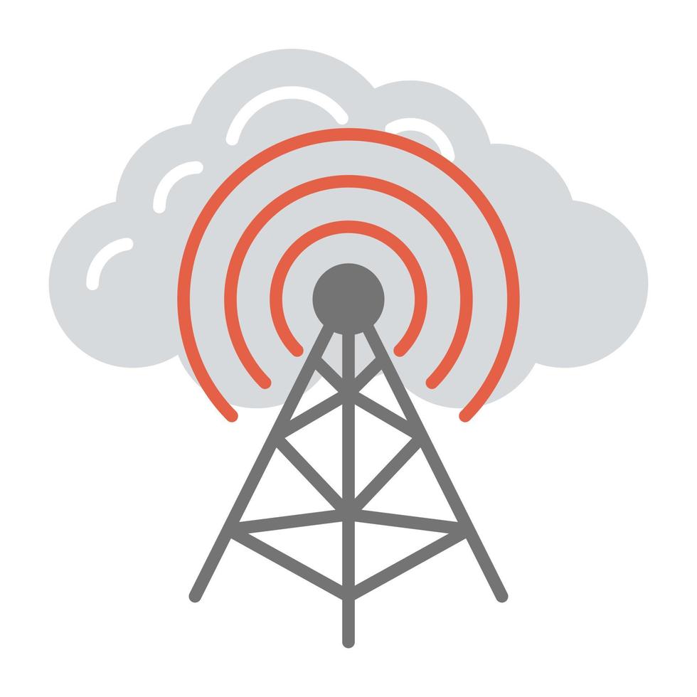 Cloud Computing Wifi vector