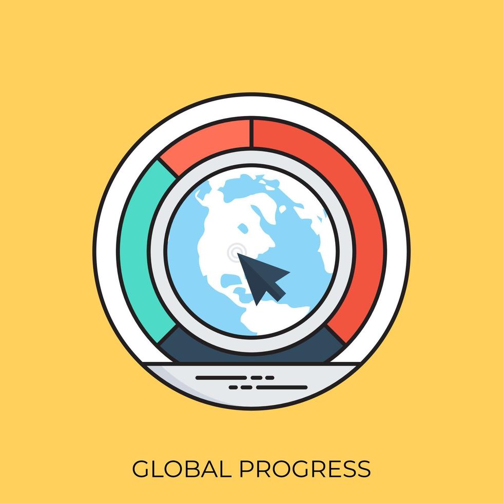 Global Progress Concepts vector