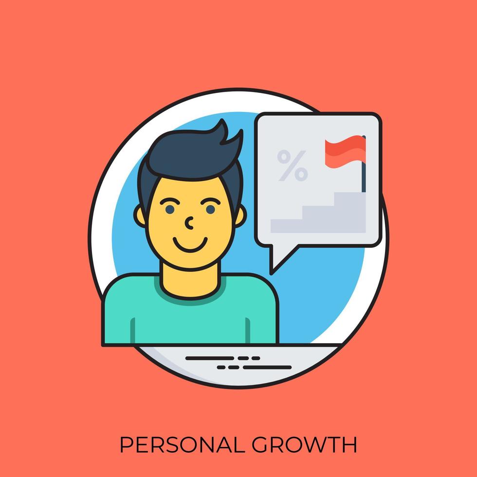 Personal Growth Concepts vector