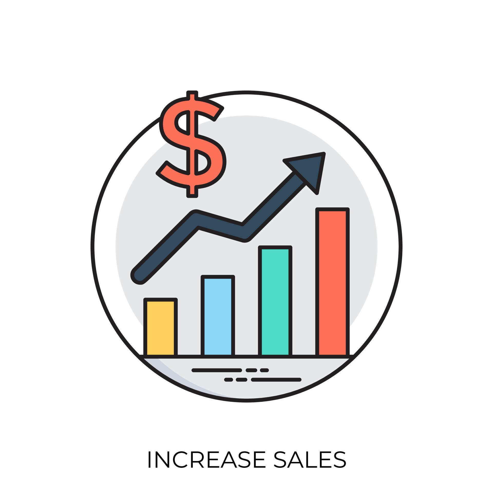 Increase Sales Concepts 4754532 Vector Art at Vecteezy