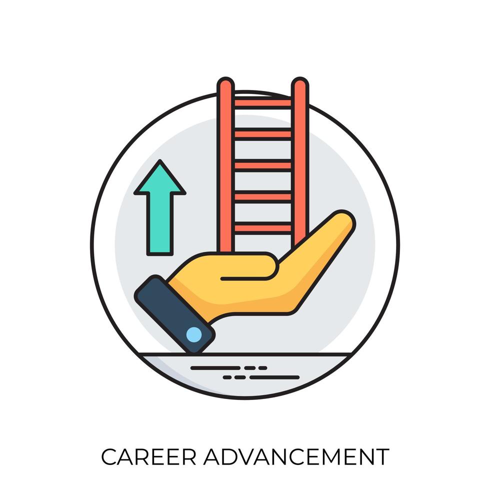 Career Advancement Concepts vector