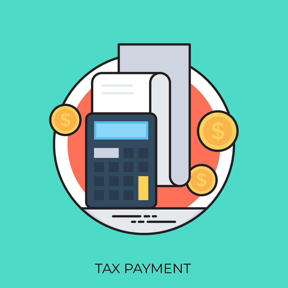 Tax Payment Concepts vector