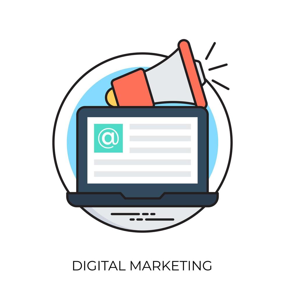 Digital Marketing Concepts vector