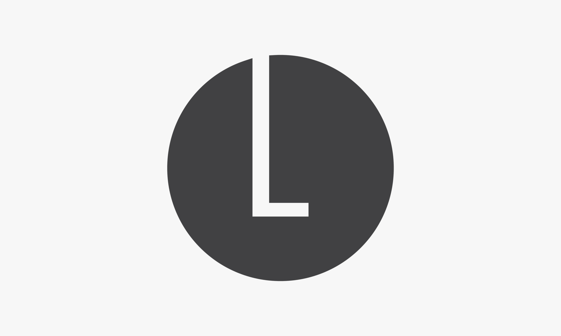 L circle logo. Circle l