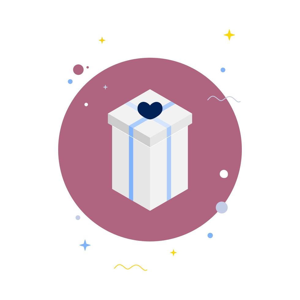 Customers getting reward gift. Happy about discount, cashback, coupon, big sale or voucher promotion. Flat Isometric vector illustration for sale, loyalty program, bonus, promotion concept.