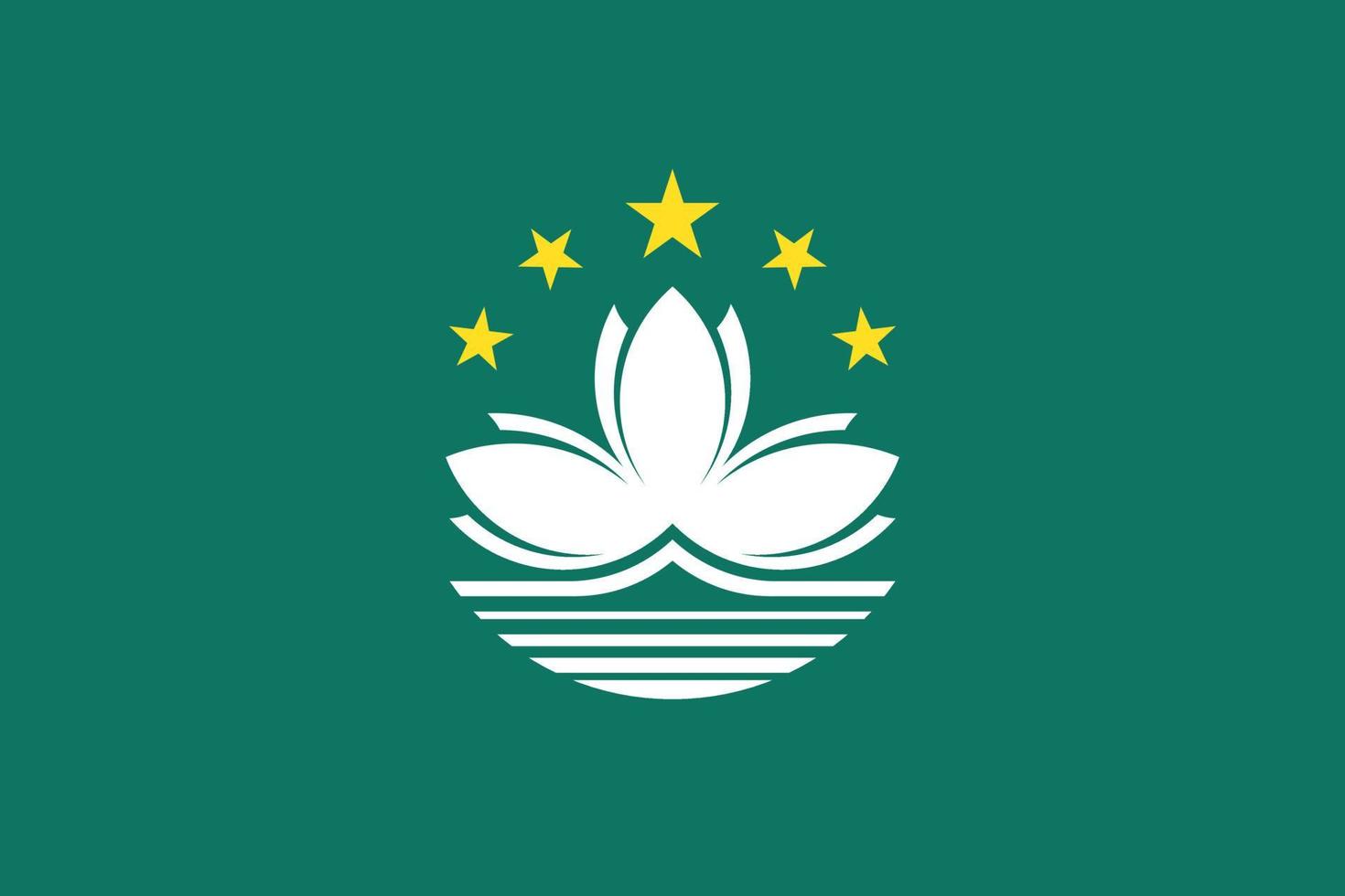 Macau Flag Vector