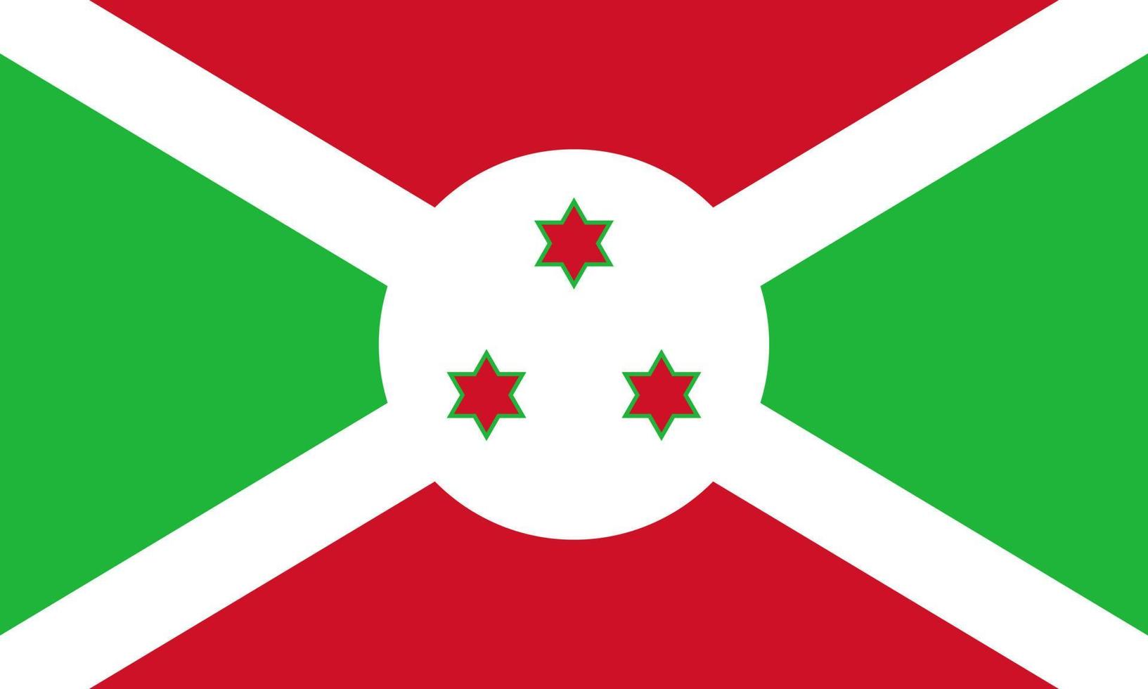 vector de bandera de burundi