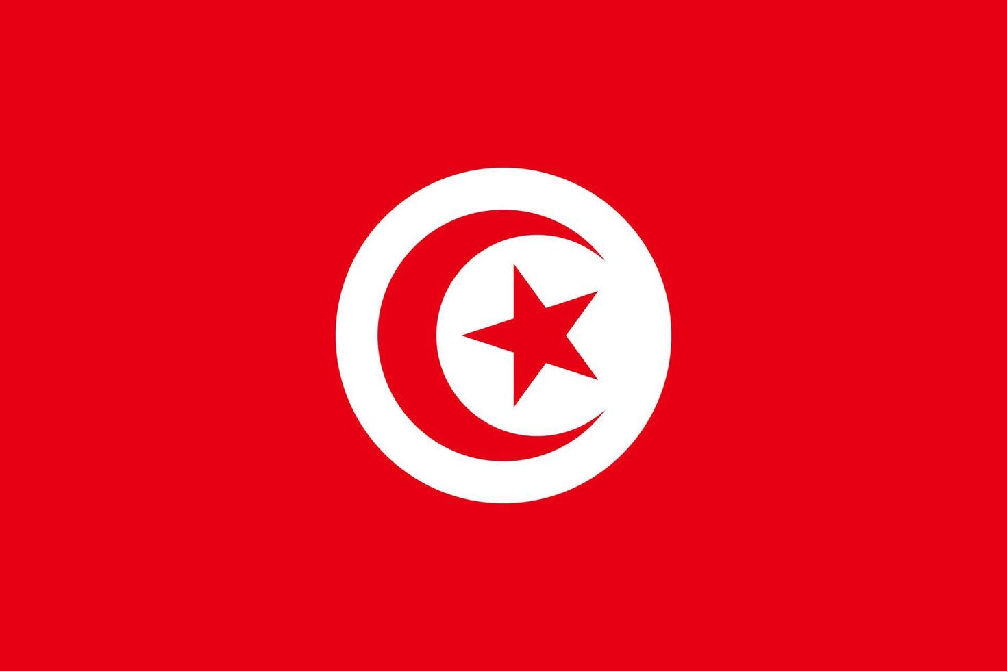 Tunisia Flag Vector