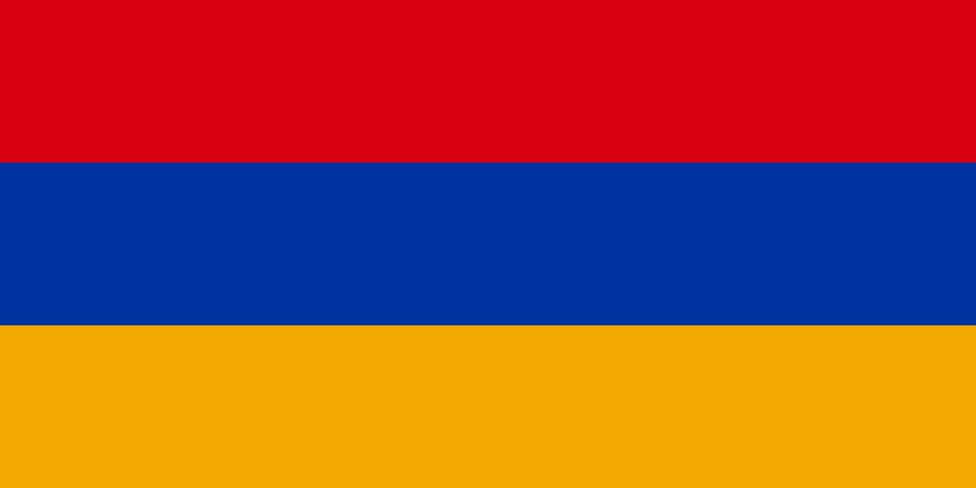 vector de bandera de armenia