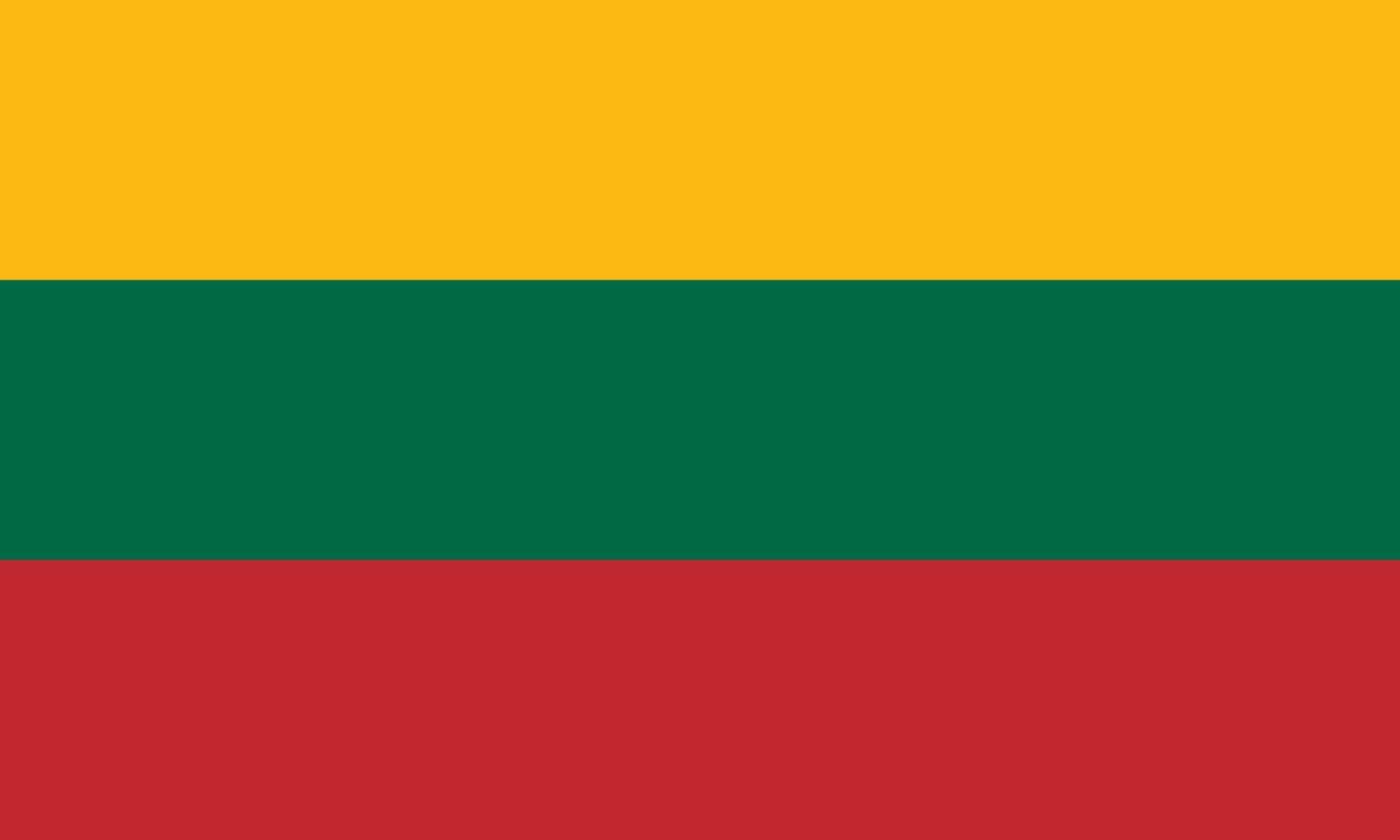 vector de bandera de lituania