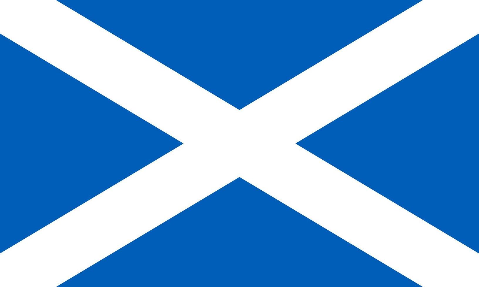 vector de bandera de escocia