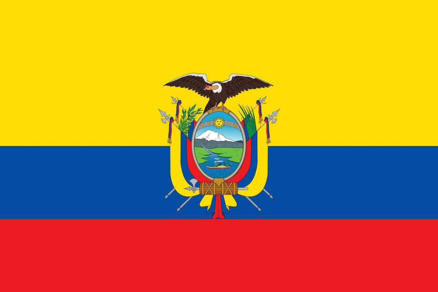 Ecuador Flag Vector