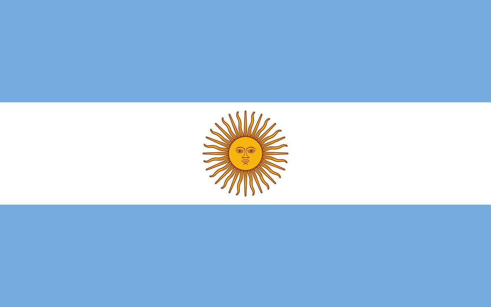 vector de bandera argentina