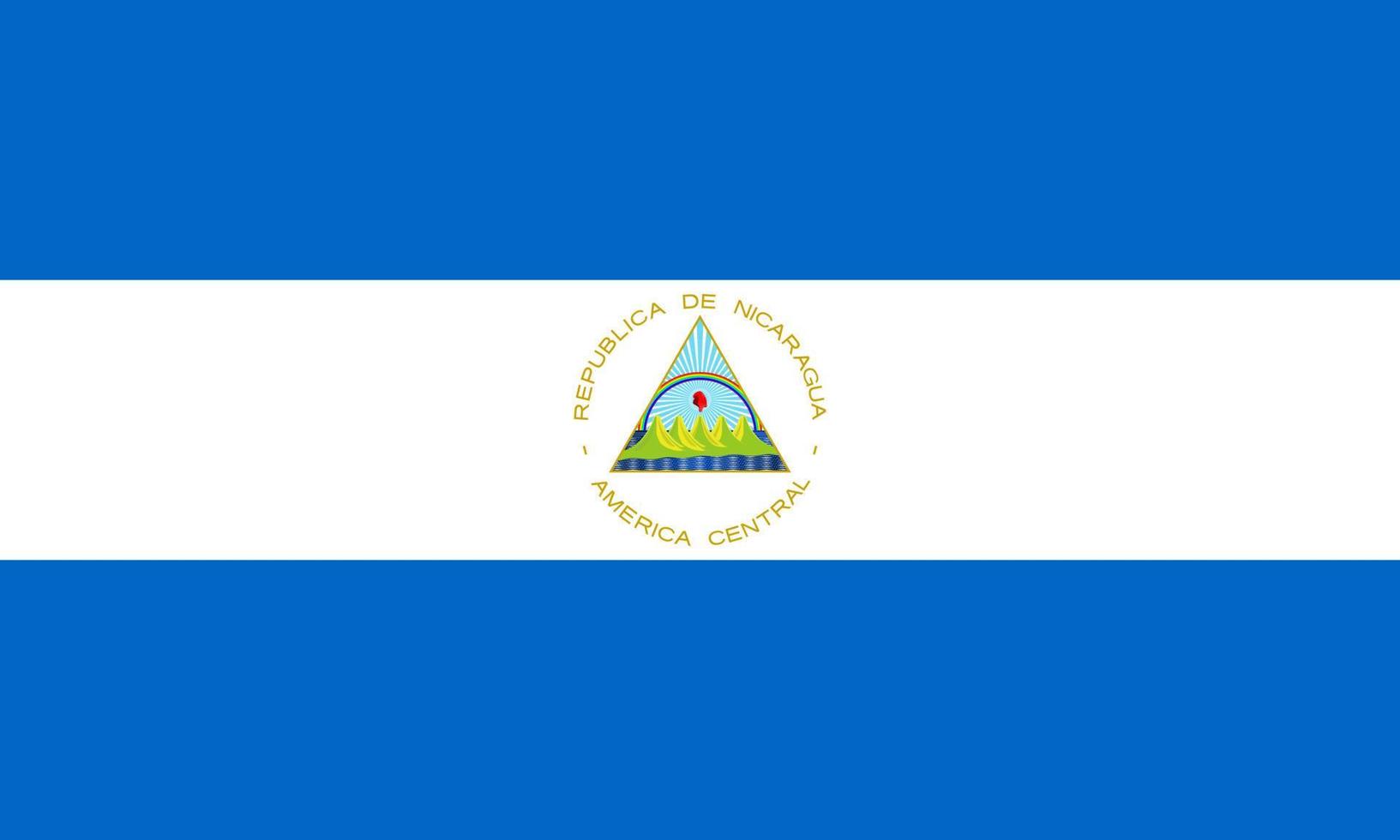 Nicaragua Flag Vector