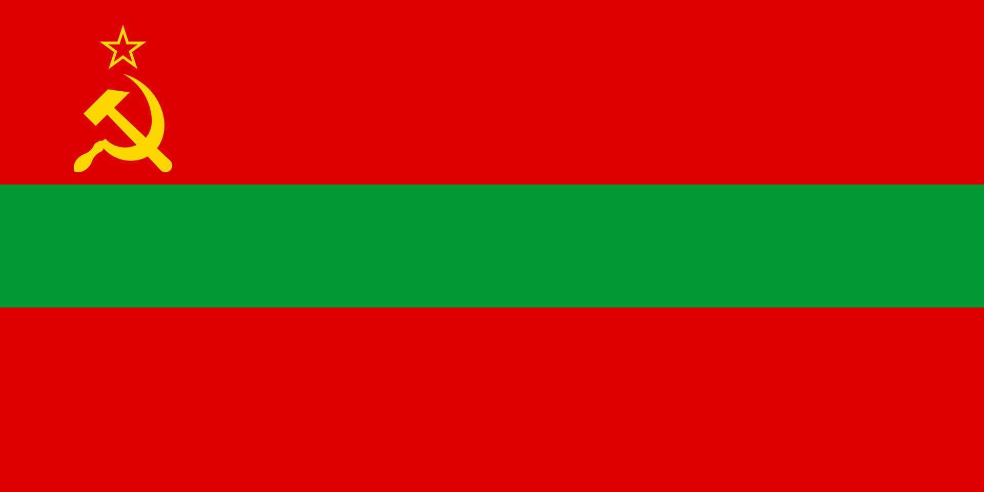 vector de bandera de transnistria