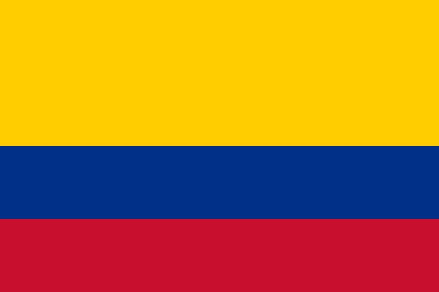 vector de bandera de colombia