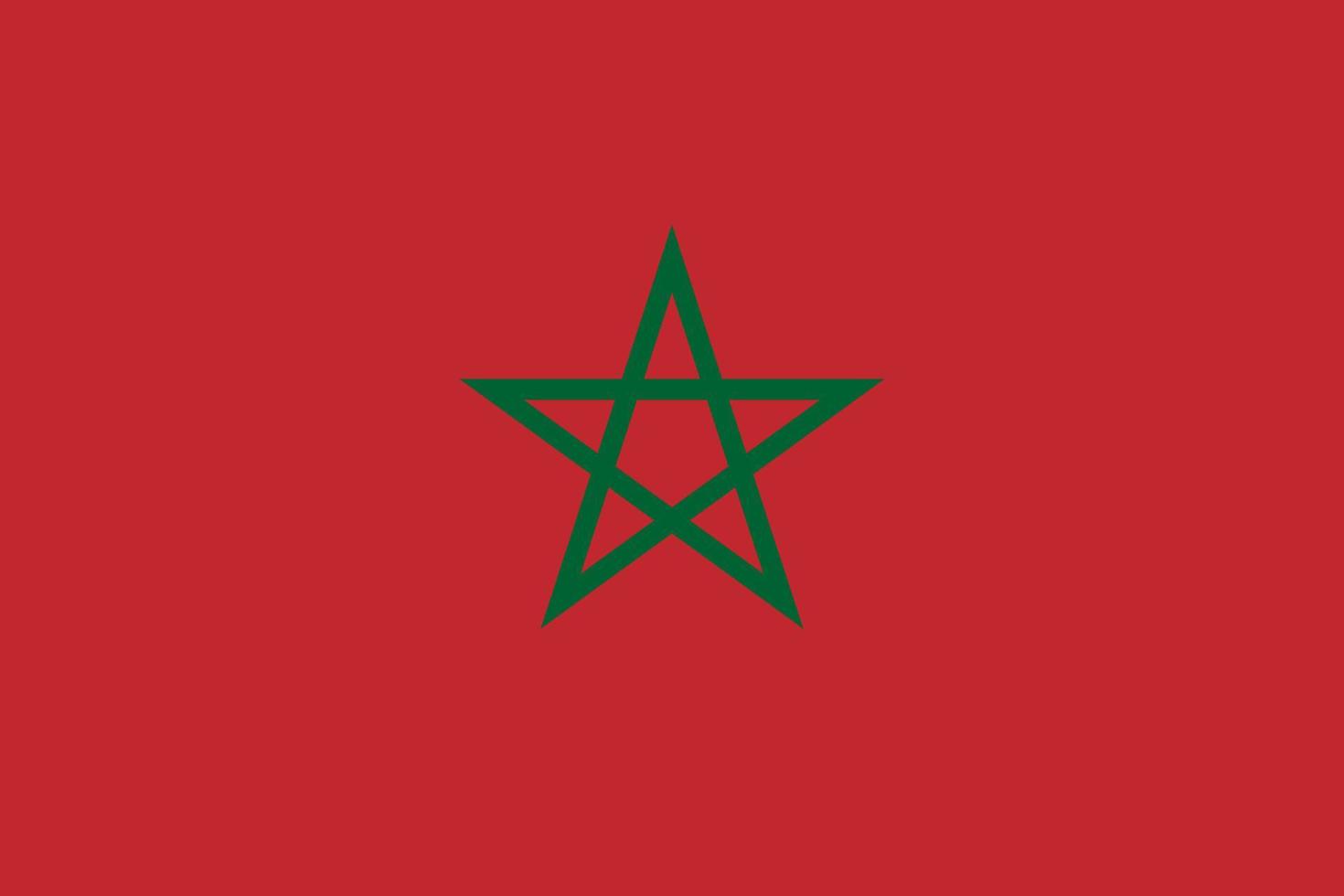 vector de bandera de marruecos