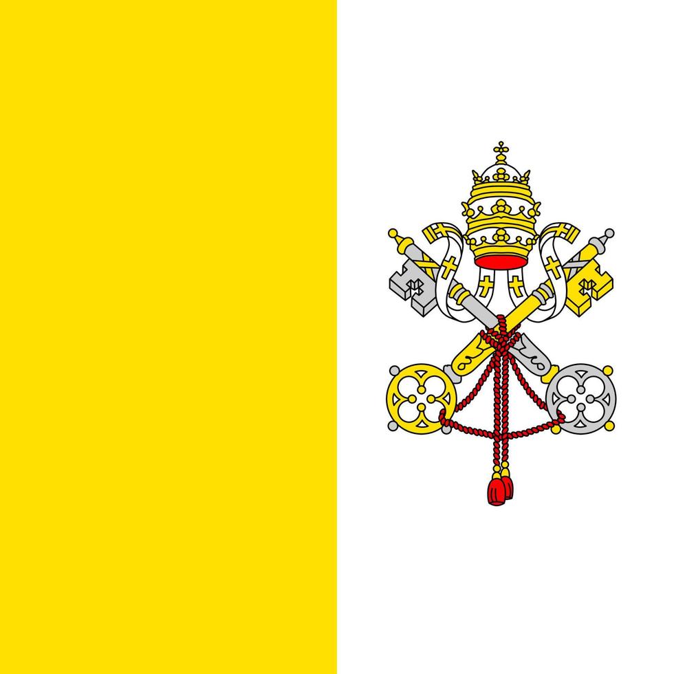 Vatican City Flag Vector