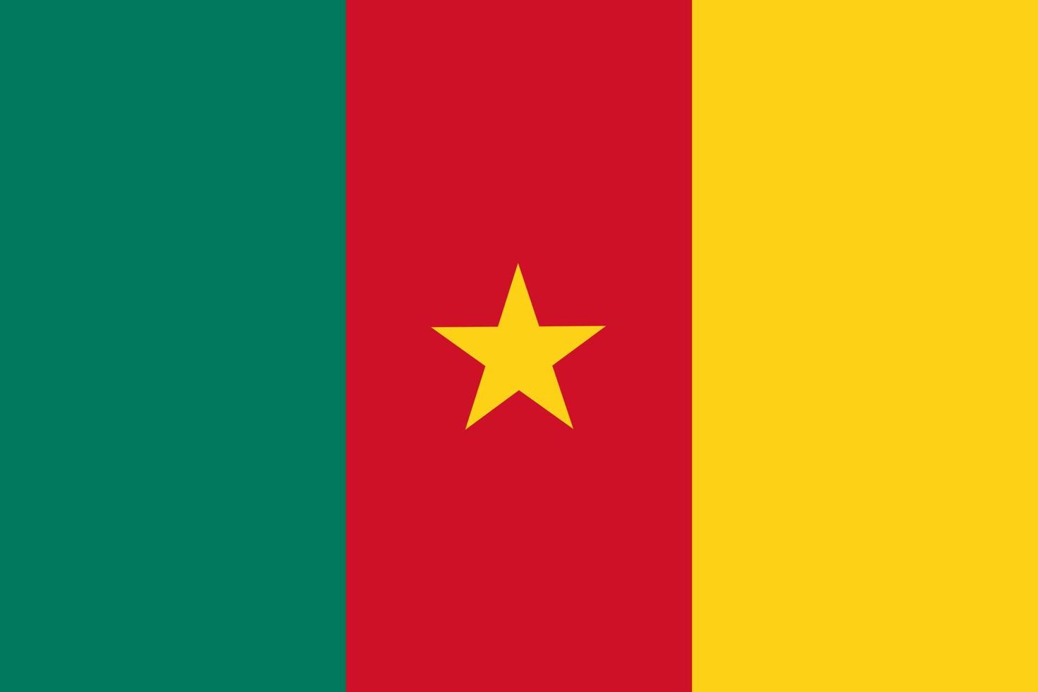 Cameroon Flag Vector