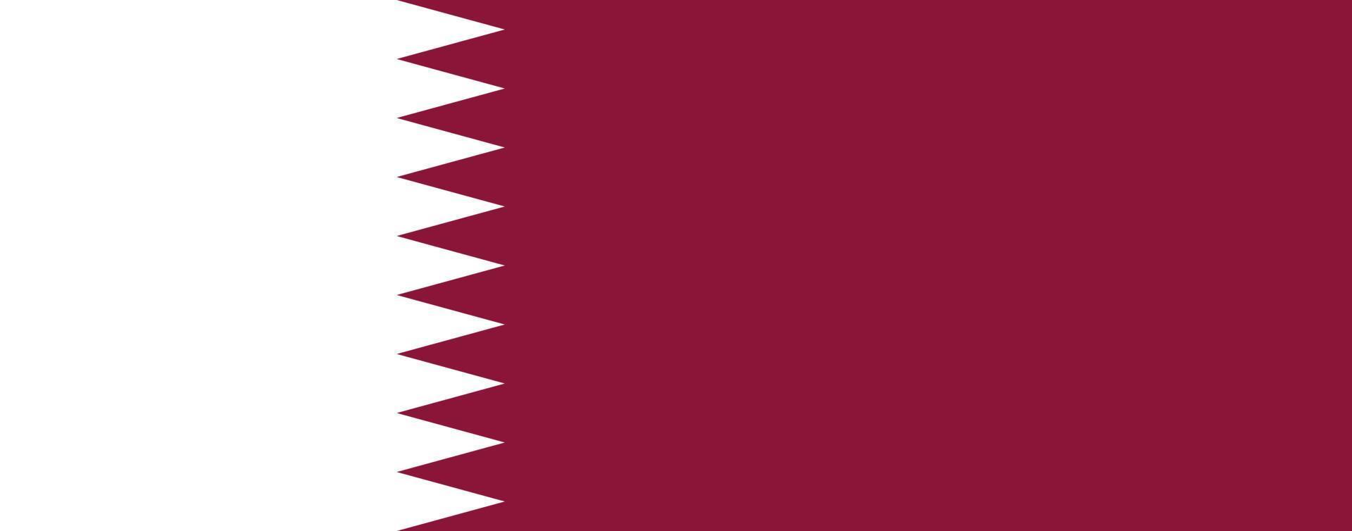 vector de bandera de qatar