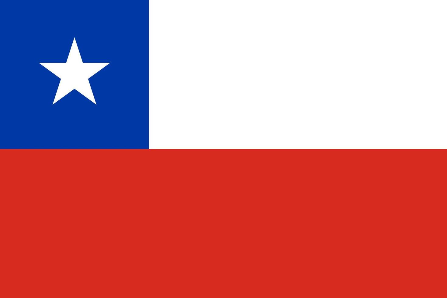 vector de bandera de chile