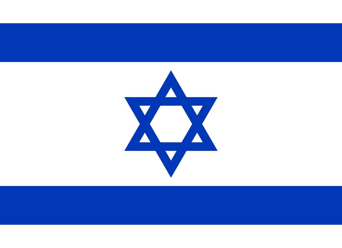 vector de bandera de israel