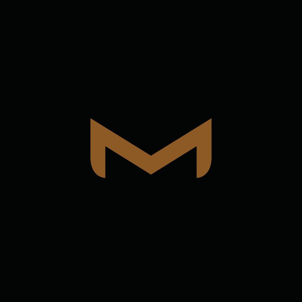 luxury and elegant design initial letter M 3 vector