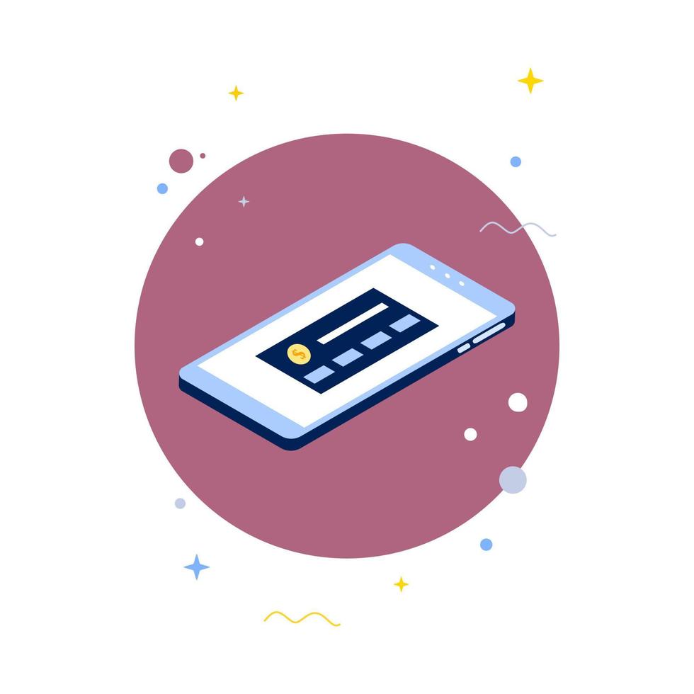 Easy instant credit, loan payment, fast money, finance services, credit card, financial solution vector illustration for web site and mobile application. Business concept for E-payment.