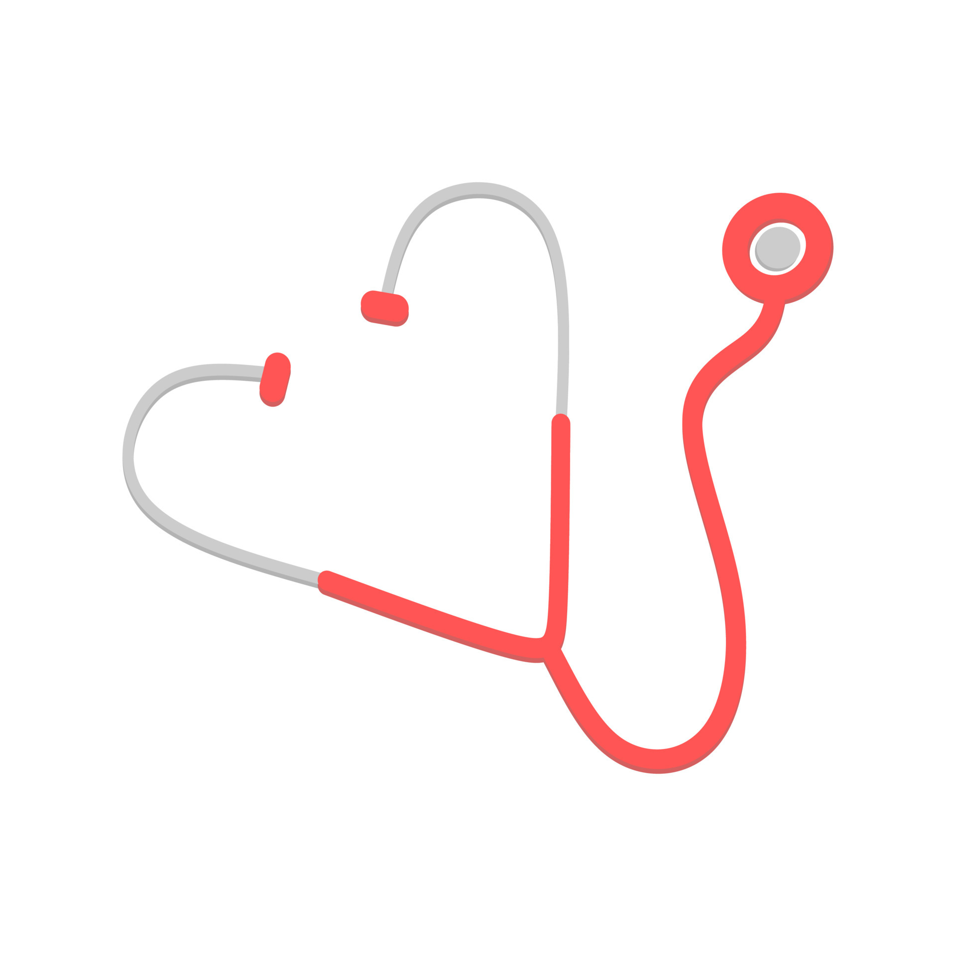 Stethoscope icon in trendy flat style. Stethoscope icon symbol for your
