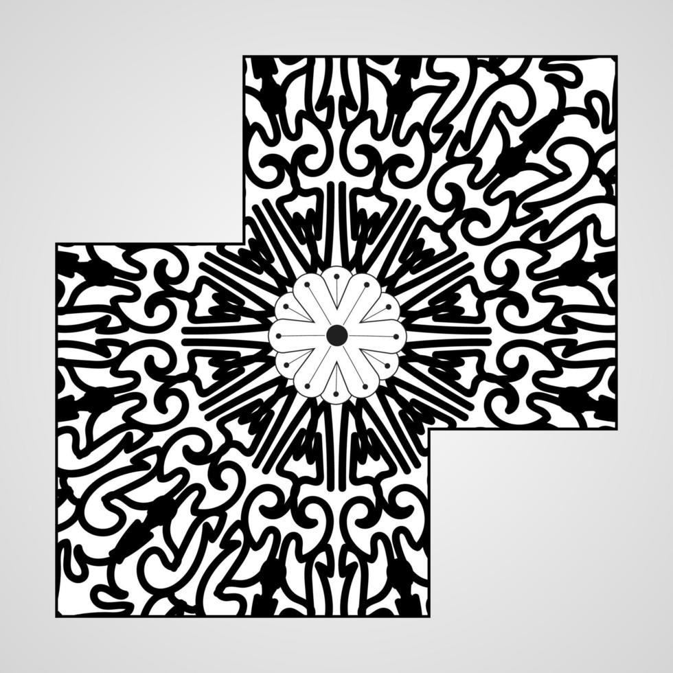 decorative concept abstract mandala illustration vector