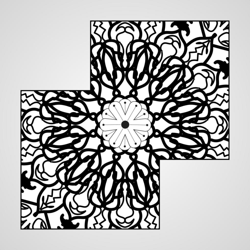 decorative concept abstract mandala illustration vector