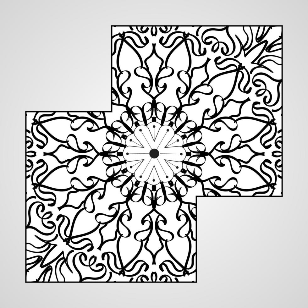 decorative concept abstract mandala illustration vector