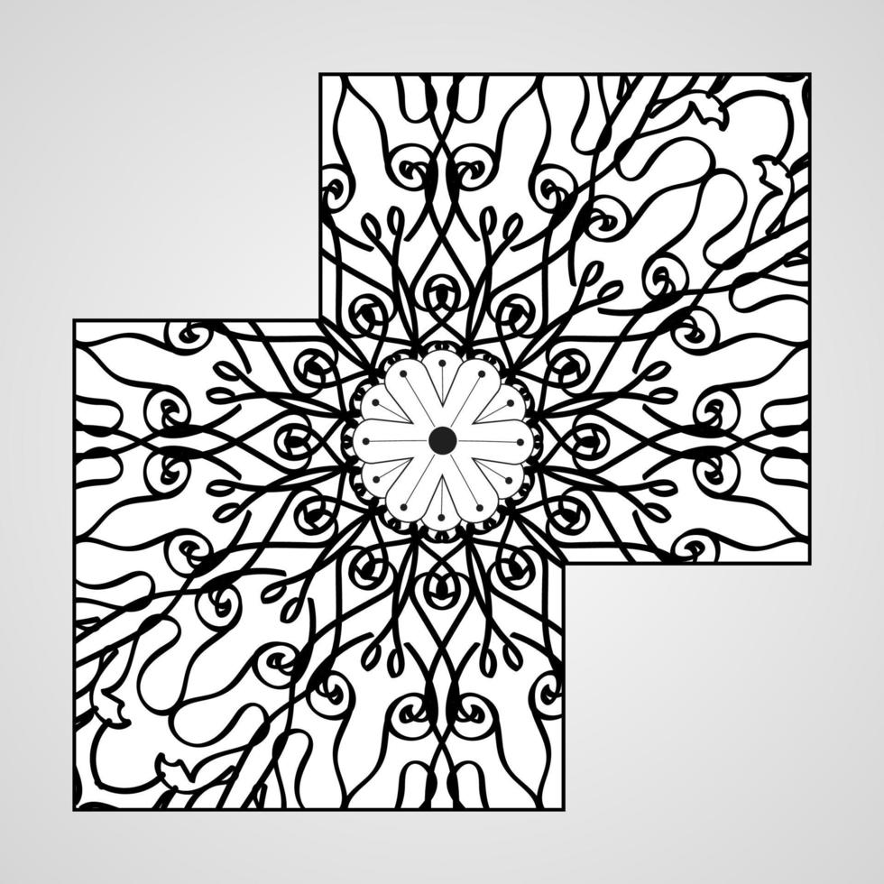 decorative concept abstract mandala illustration vector