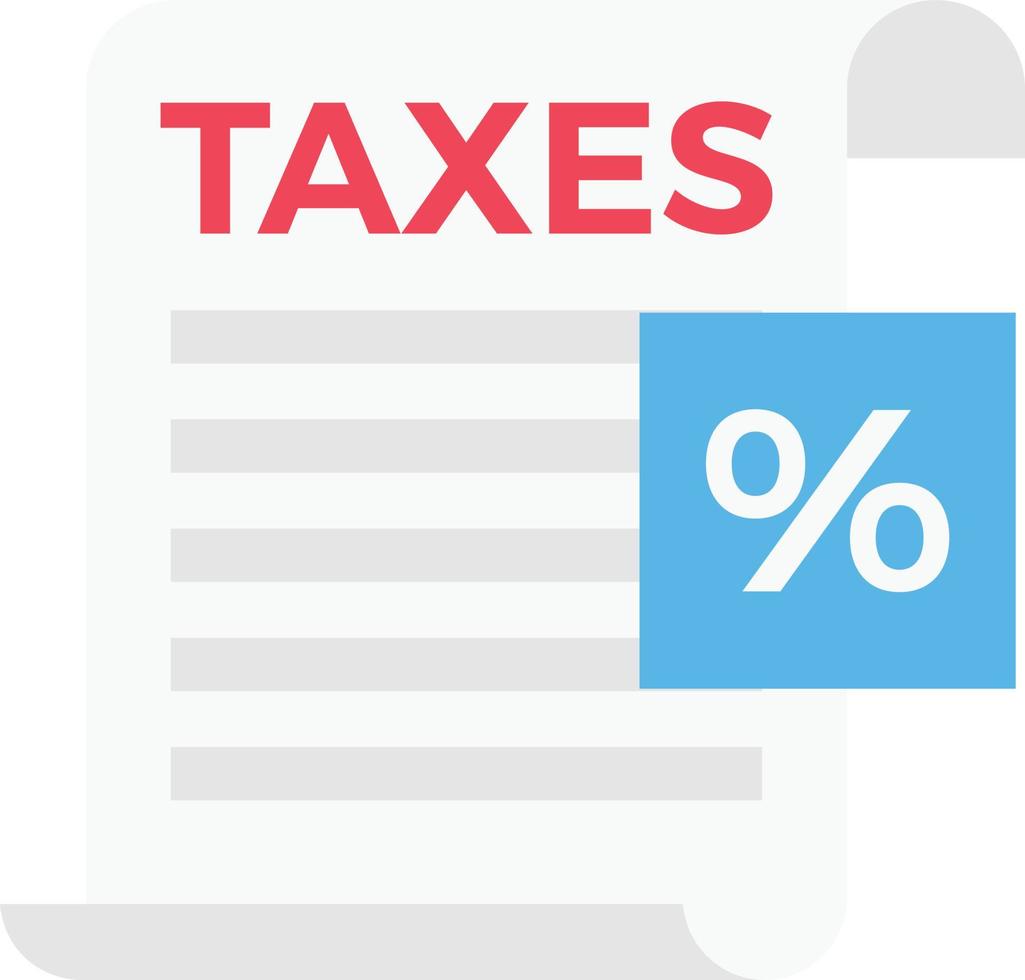 tax accounting Vector illustration on a transparent background.  Premium quality symbols. Vector line flat icon for concept and graphic design.