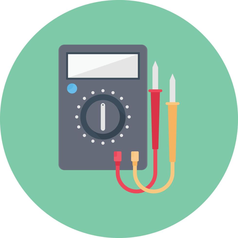 voltmeter Vector illustration on a transparent background.  Premium quality symbols. Vector flat icon for concept and graphic design.