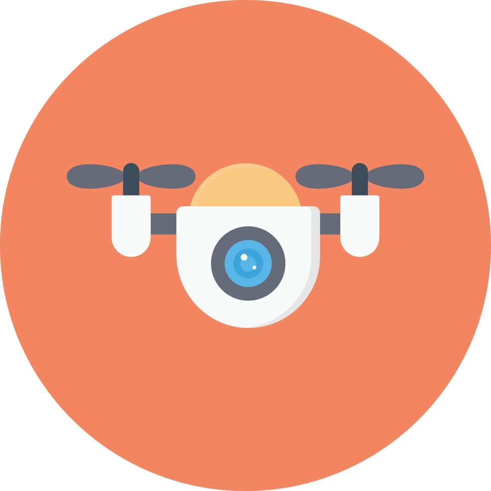drone Vector illustration on a transparent background.  Premium quality symbols. Vector line flat icon for concept and graphic design.