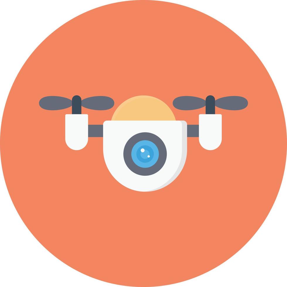 drone Vector illustration on a transparent background.  Premium quality symbols. Vector line flat icon for concept and graphic design.