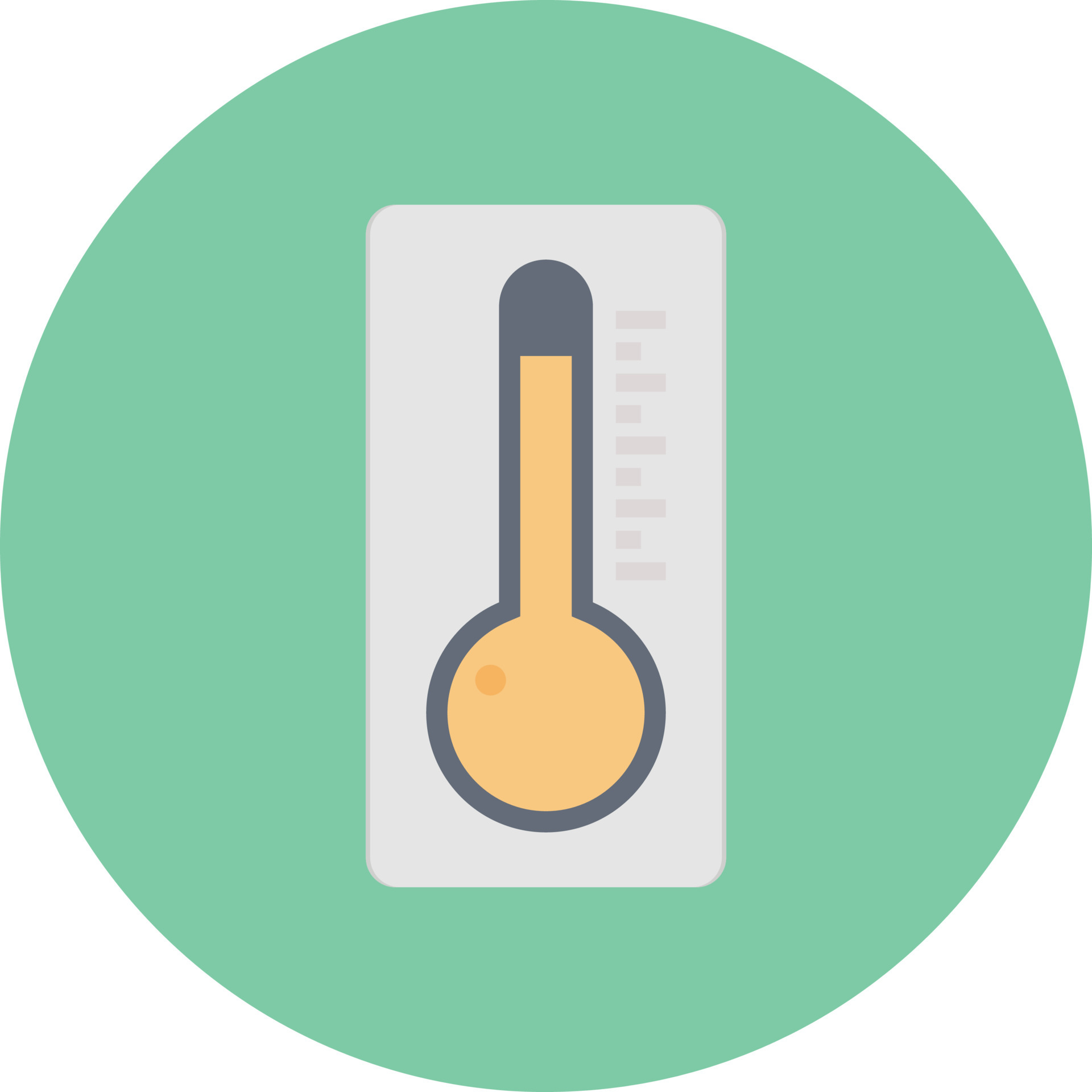 temperature Vector illustration on a transparent background. Premium