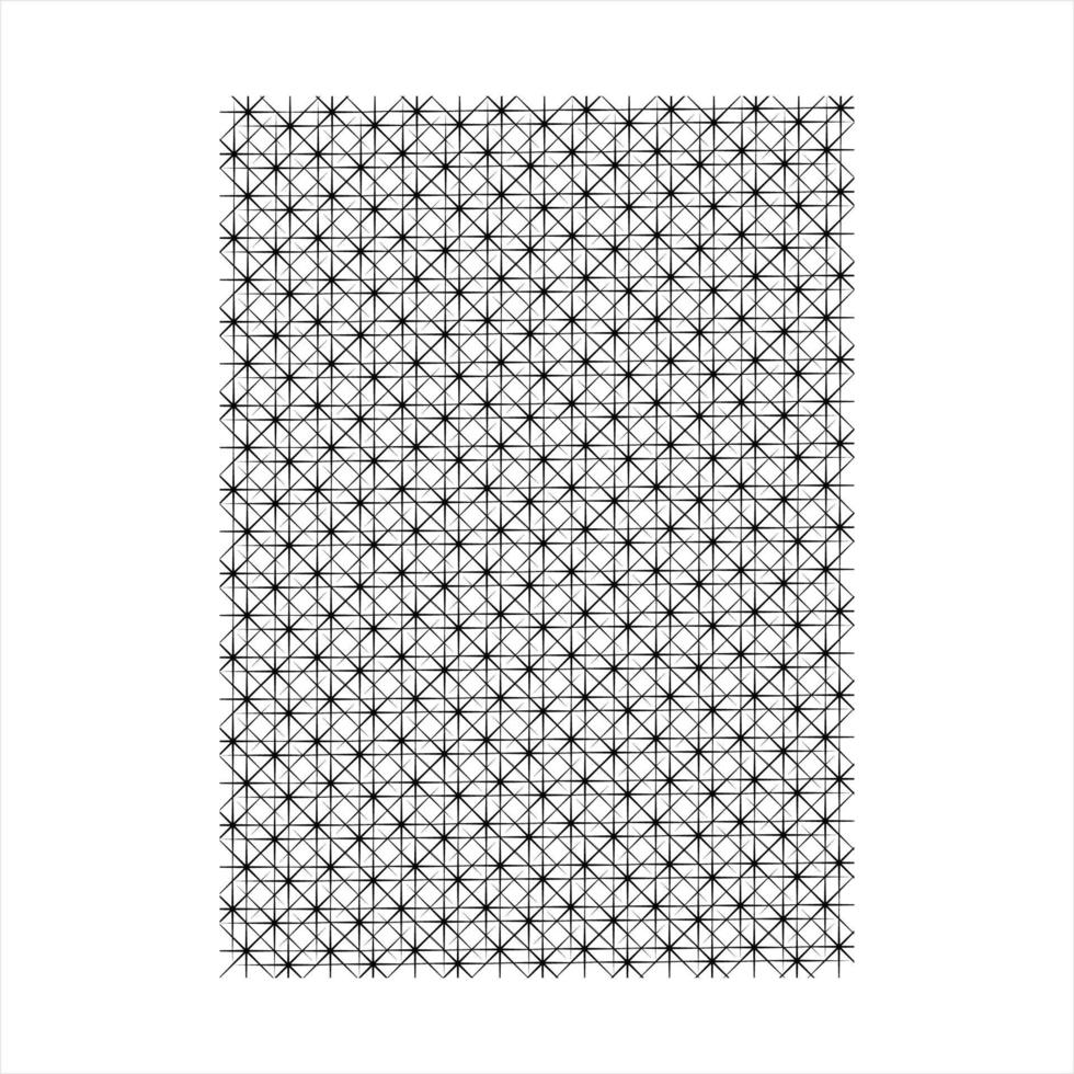 black and white vector abstract vertical and horizontal line pattern